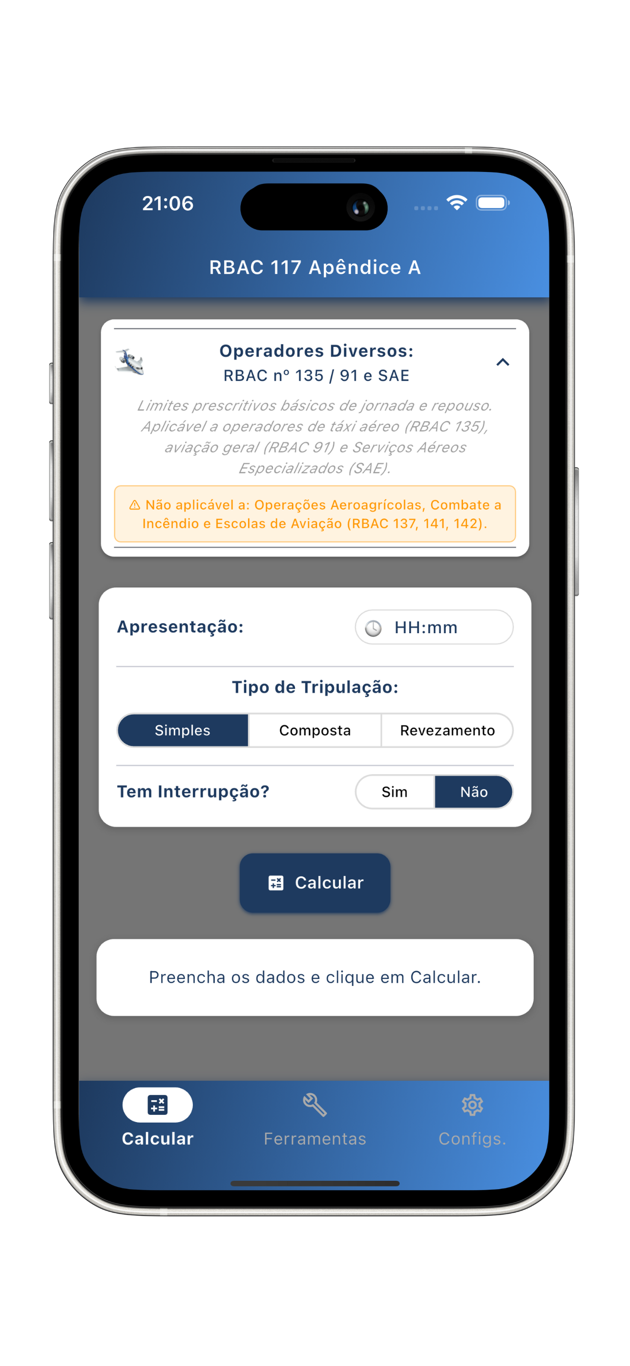 Vektor Aero rodando em um tablet e celular